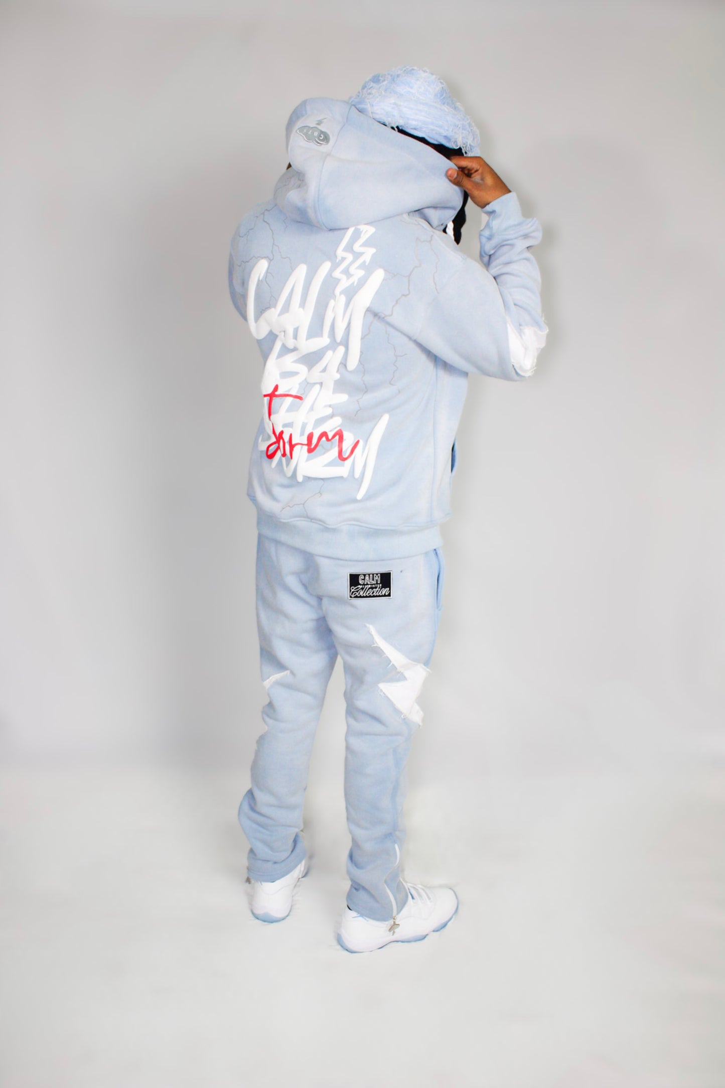 Calm Collection Signature Sweatsuit- Icy Blue Edition