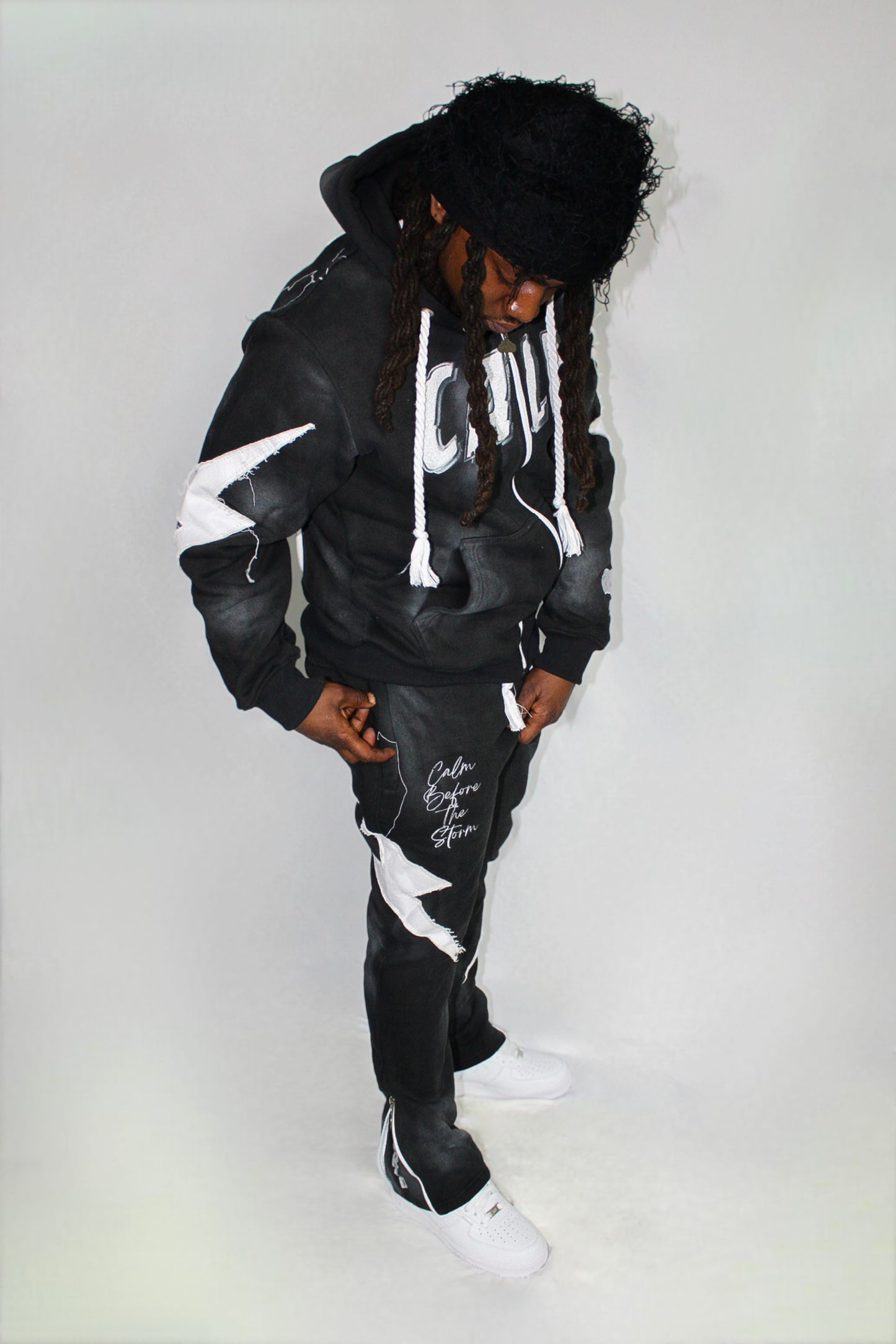 Calm Collection Signature Sweatsuit - Midnight Black Edition